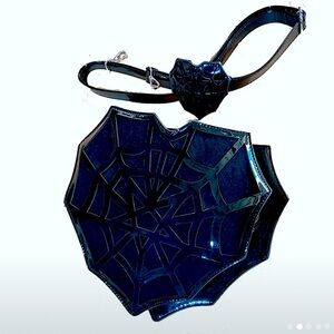 Vintage Gothic Spider Web Crossbody Adjustable Strap NWOT​